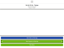 Tablet Screenshot of hohotogotampa.com